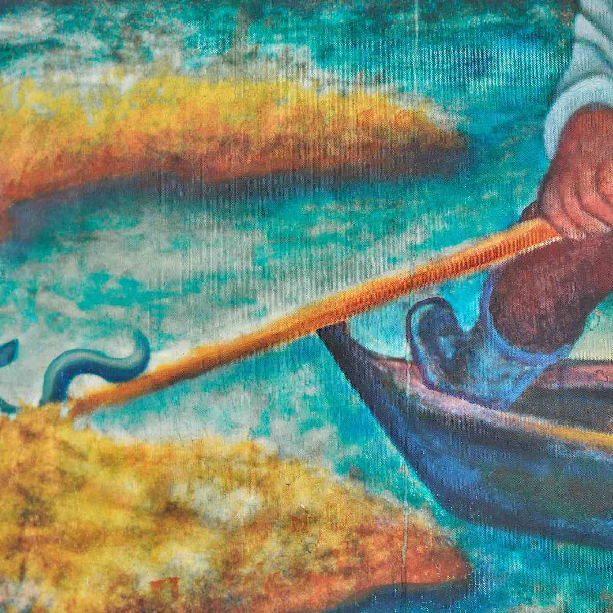 Oil On Canvas Young Fishermen: A Unique Work Of Art By Bruno Fantini photo 3143.0