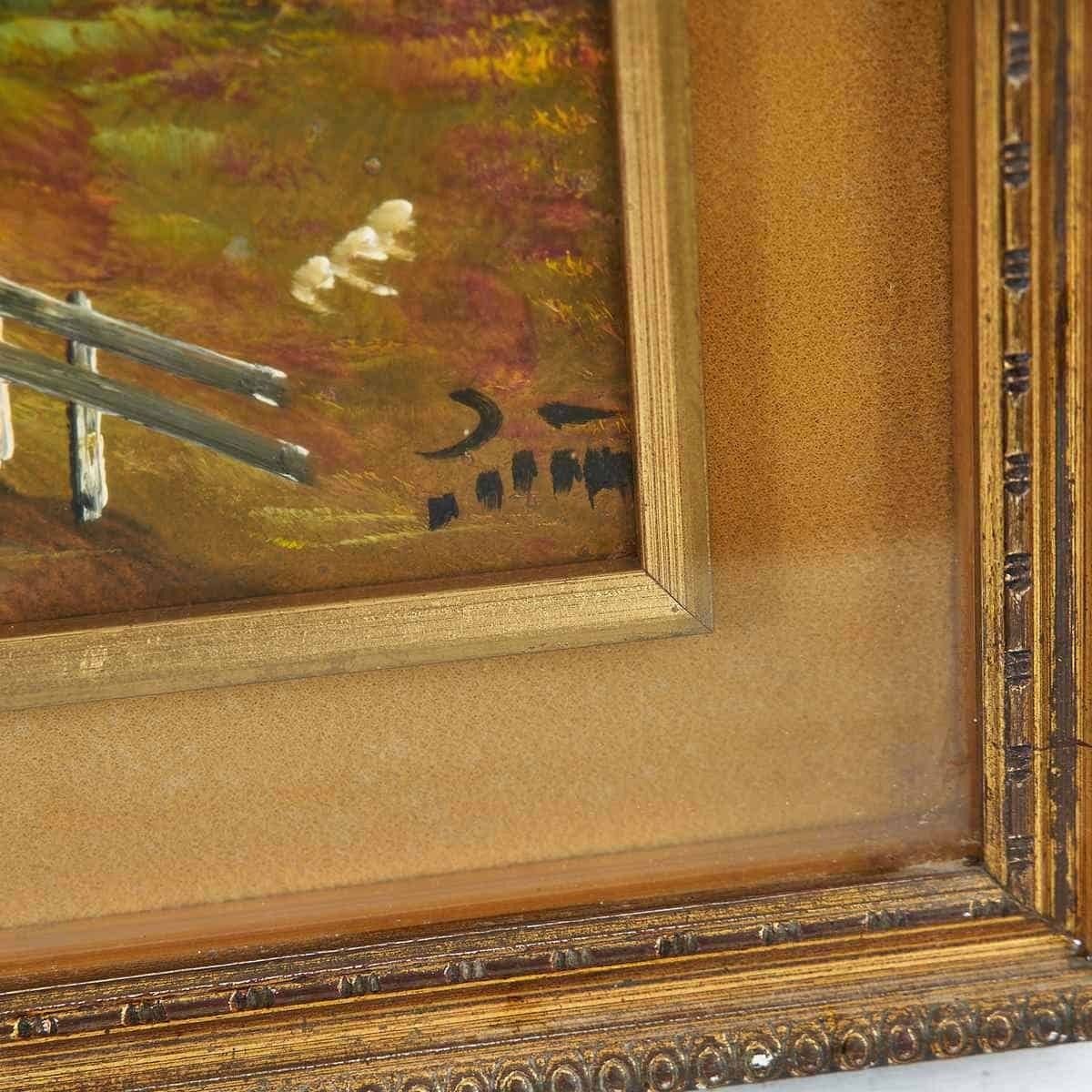 Oil Painting By Neapolitan Artist Antonio Ponticelli photo furniture
