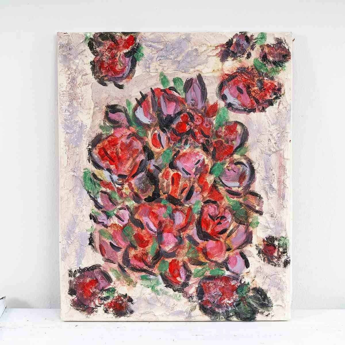 Oil On Canvas, Explosion Of Flowers Of 2020