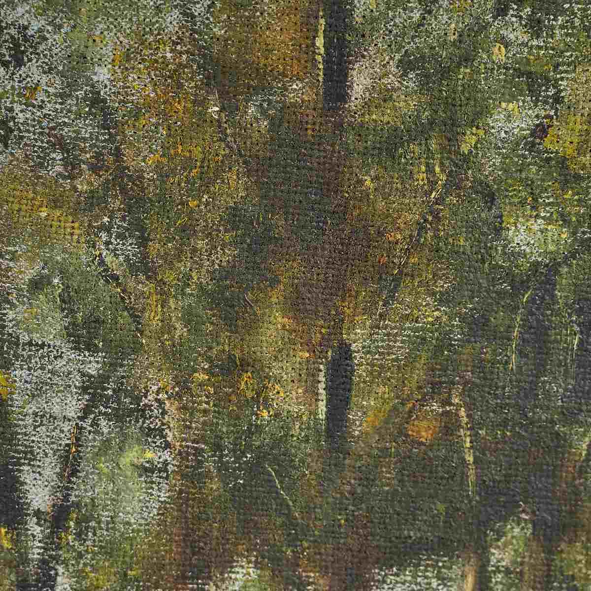 Oil On Canvas Quiet Landscape Of Bosco, 1960s. photo furniture