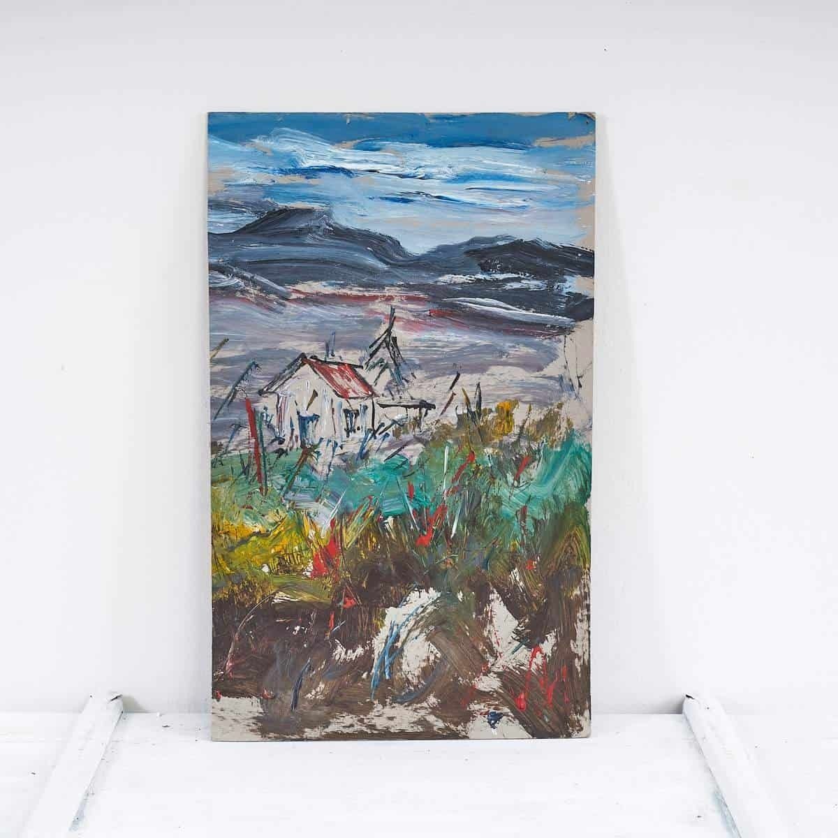 Landscape Painting By Giovanni Lovetti, Artist From Ferrara (Italy)