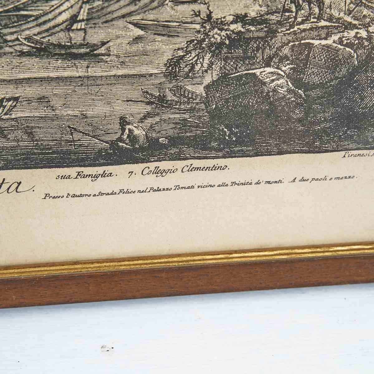 Historical Engraving Of The Port Of Ripetta photo for sale