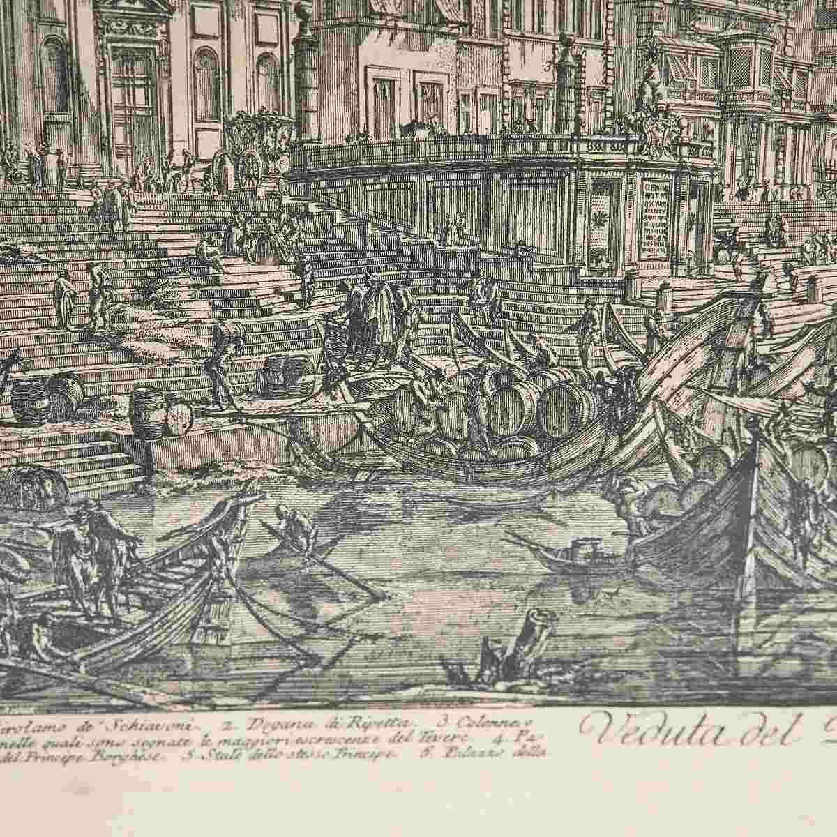 Historical Engraving Of The Port Of Ripetta photo buy