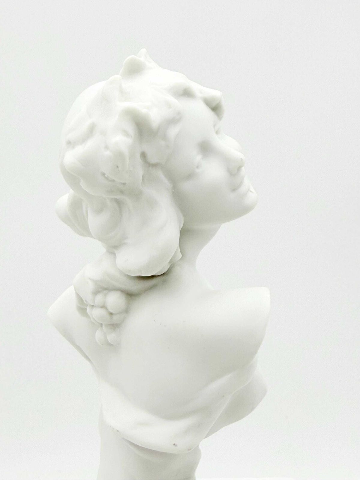 La Courtille Paris Antique French Bisque Porcelain Bust Circa 1810, Locre Factory Bisque Figurine photo vinterior