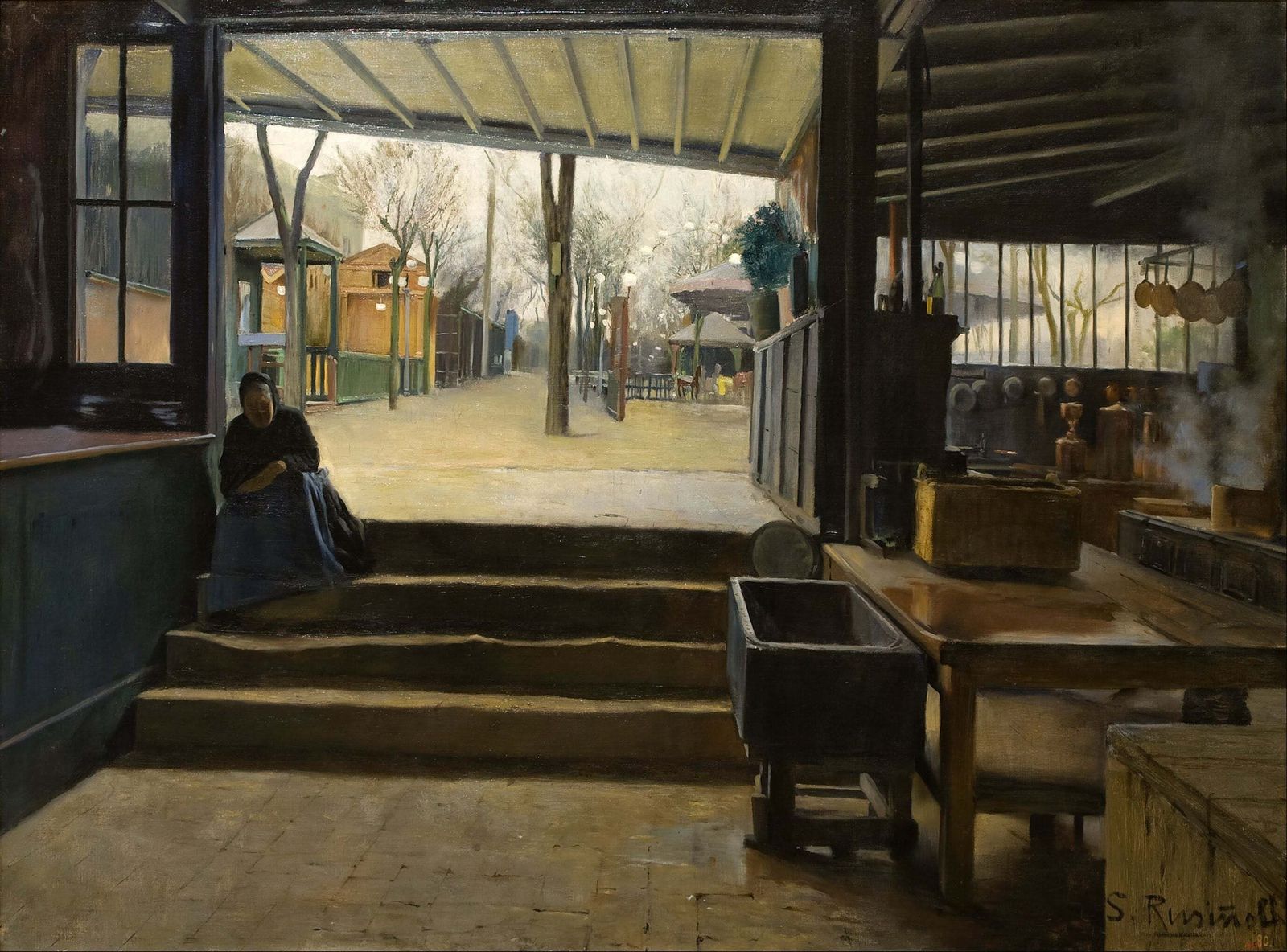 Santiago Rusinol Laboratory Of Galette C1891