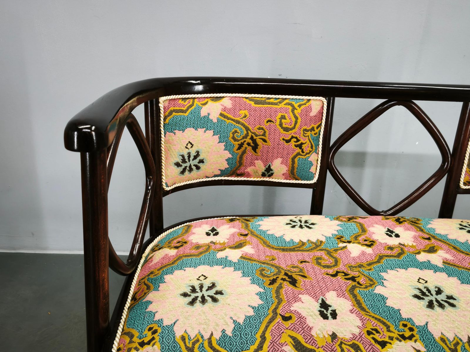 Josef Hoffmann Style Fledermaus Art Nouveau Sofa, 1930s photo 4482.0