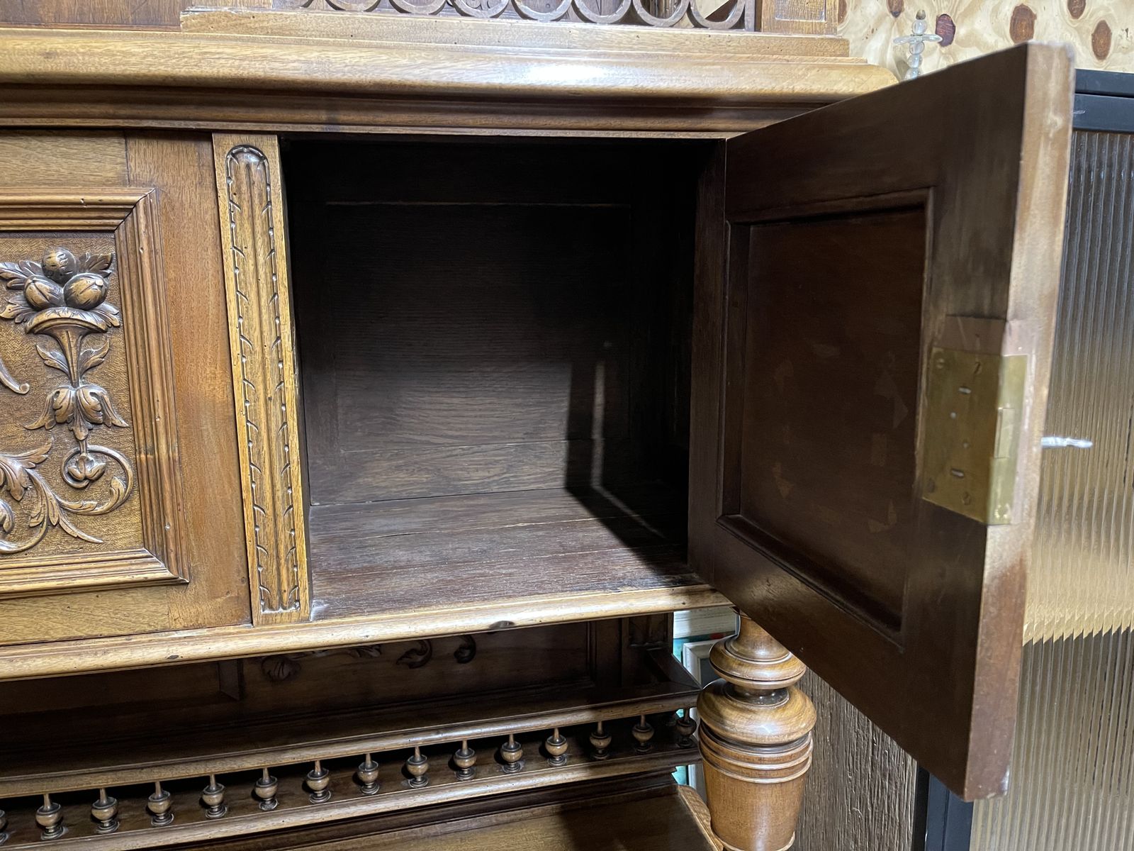 photo vinterior Stunning Large / Tall Antique Cabinet From French Chateau