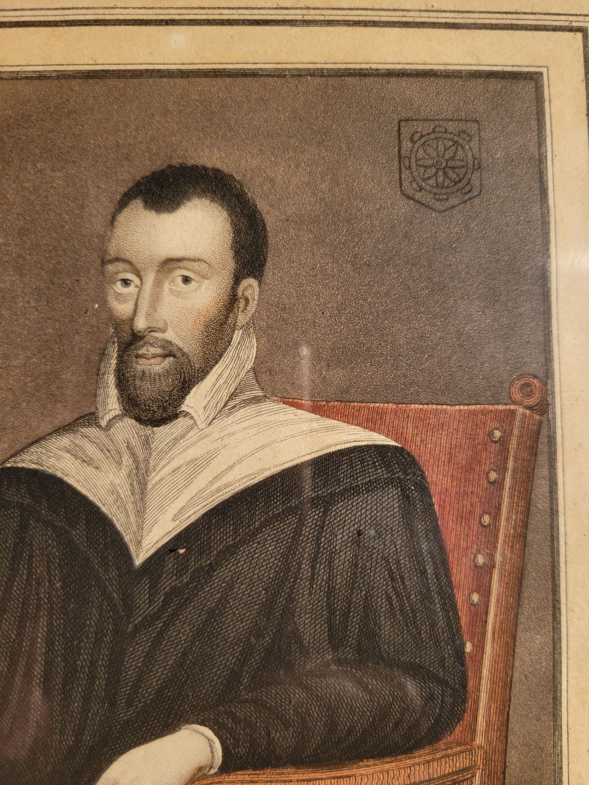 Robert Woodlark, Founder Of St Catharine’s – 1815 Ackermann Aquatint photo furniture