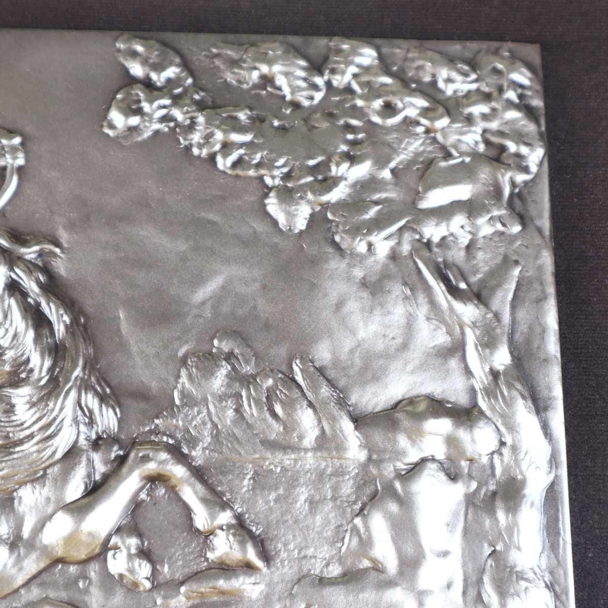 Elegant Silver Bas Relief By Aligi Sassu (200 Grams Of 925 Silver) photo 462.0