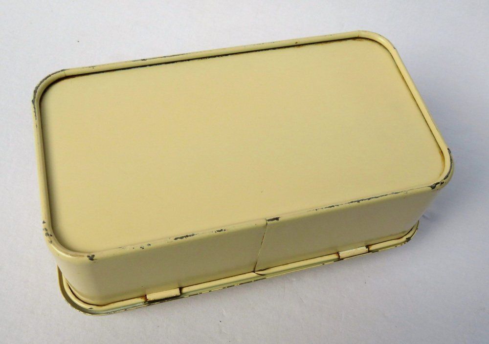 photo furniture Bauhaus Nickel Plated Metal And Beige Lacquered Biscuit Tin By Marianne Brandt For Ruppel Werke, 1926