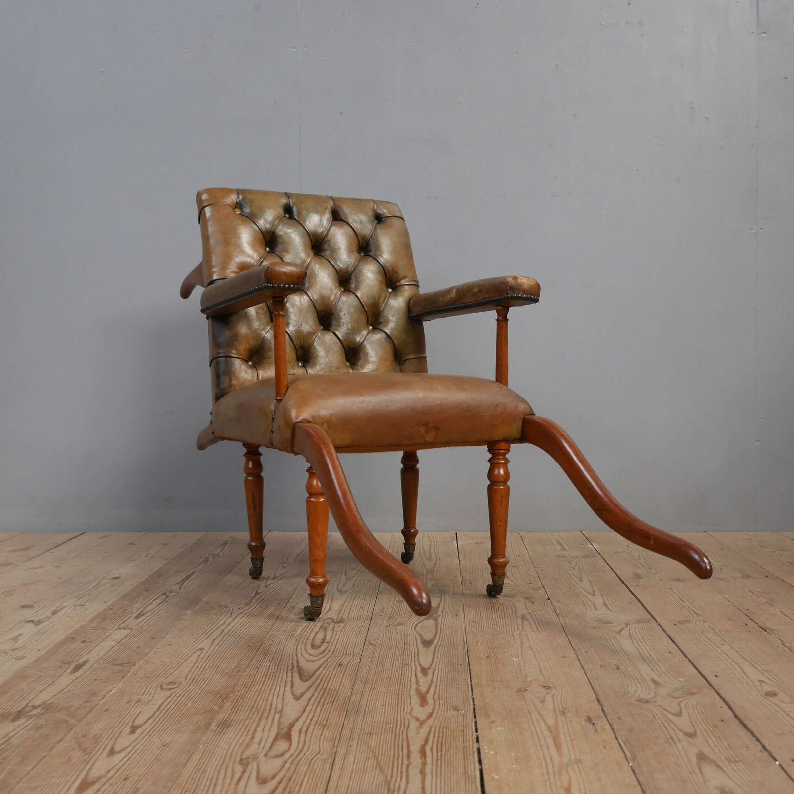 photo for sale Leather Sedan Chair By J Ward Of Leicester Square
