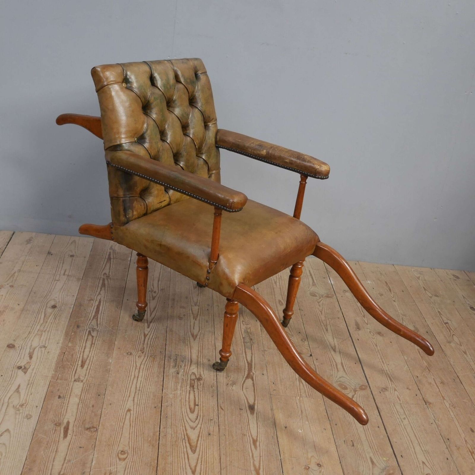 Furniture Leather Sedan Chair By J Ward Of Leicester Square photo