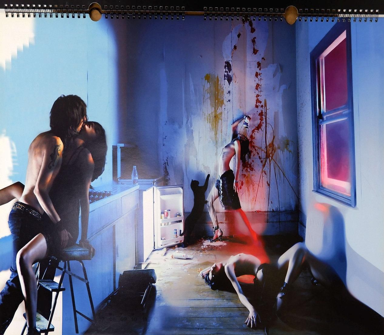 Pirelli Calendar 2004 Shot By Nick Knight In London photo furniture