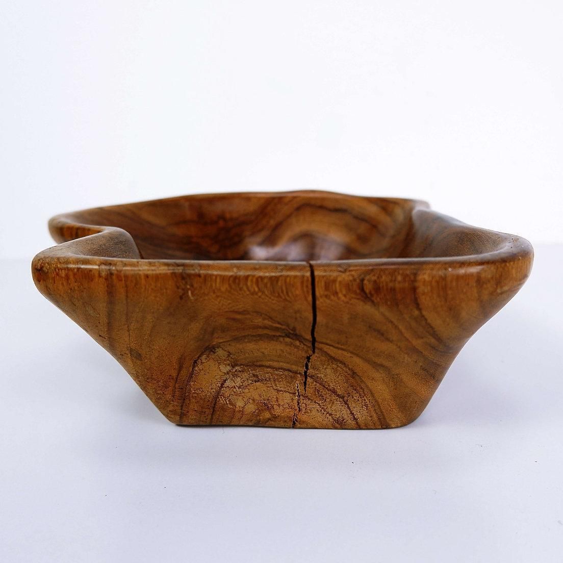 photo furniture Brutalist Wood Bowl In The Spirit Of Alexandre Noll   1960s