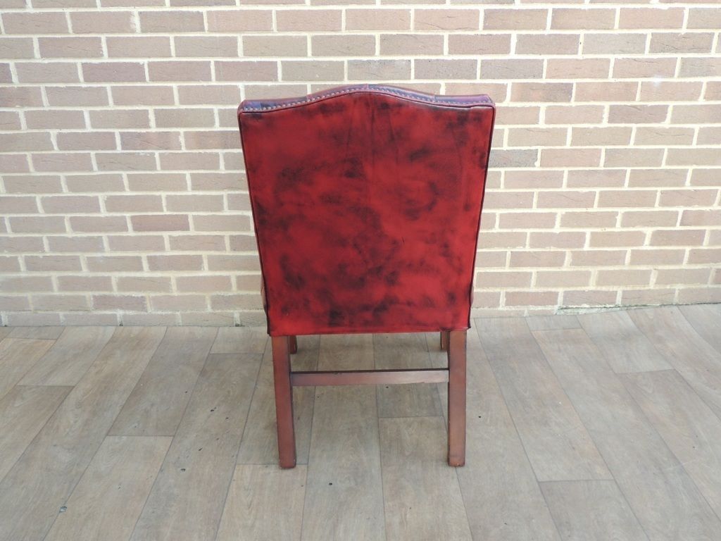 Chesterfield Ox Blood Chair, 1980s photo buy