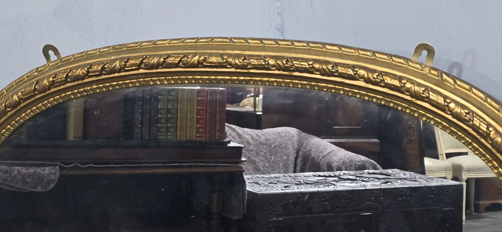 Victorian Gilt Overmantle Of Small Proportions photo 1100.0