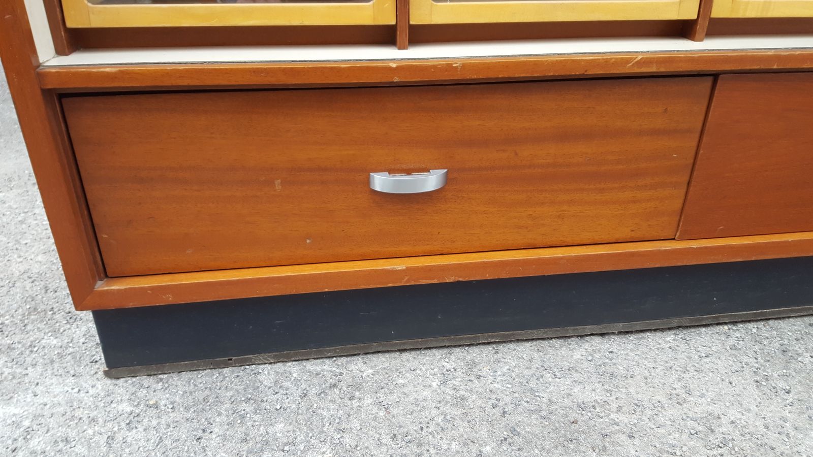photo furniture Matching Pair Of Mahogany Haberdashery Cabinets Harris & Sheldon Ltd Birmingham