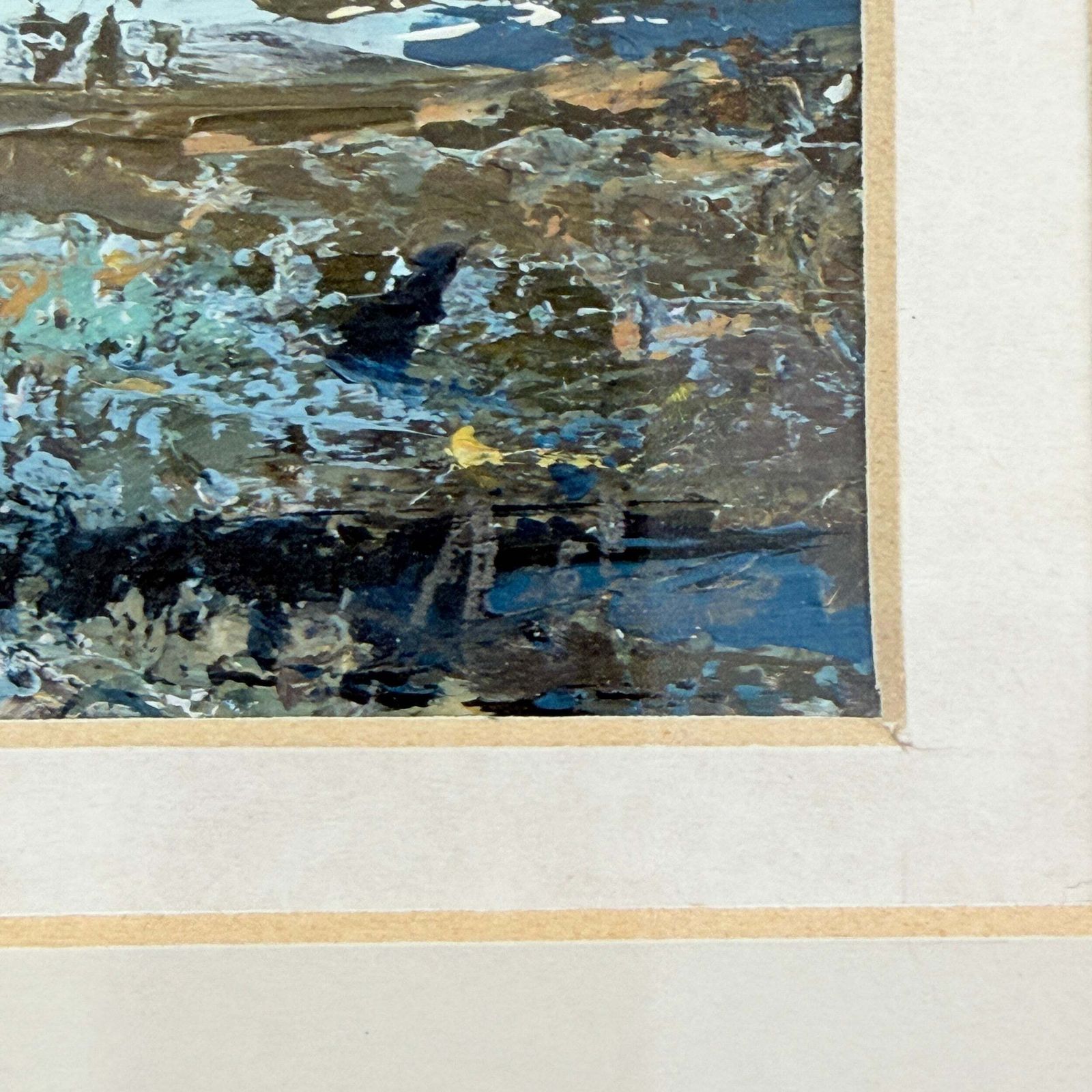 Andrew Hood B.1964 Signed Acrylic Painting Upper Loch Torridon photo furniture
