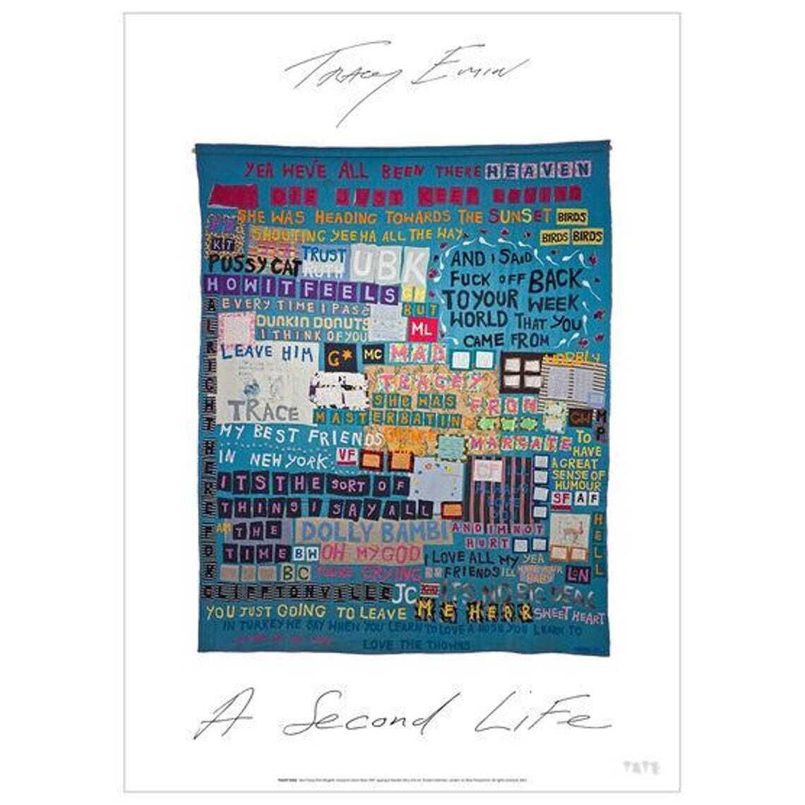 Original Tracey Emin Exhibition Poster   Mad Tracey   Stunning Museum Print