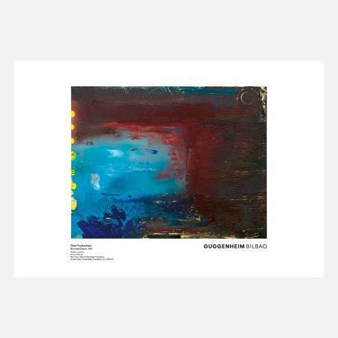 Authentic Helen Frankenthaler Exhibition Poster   Borrowed Dream   Official Museum Print