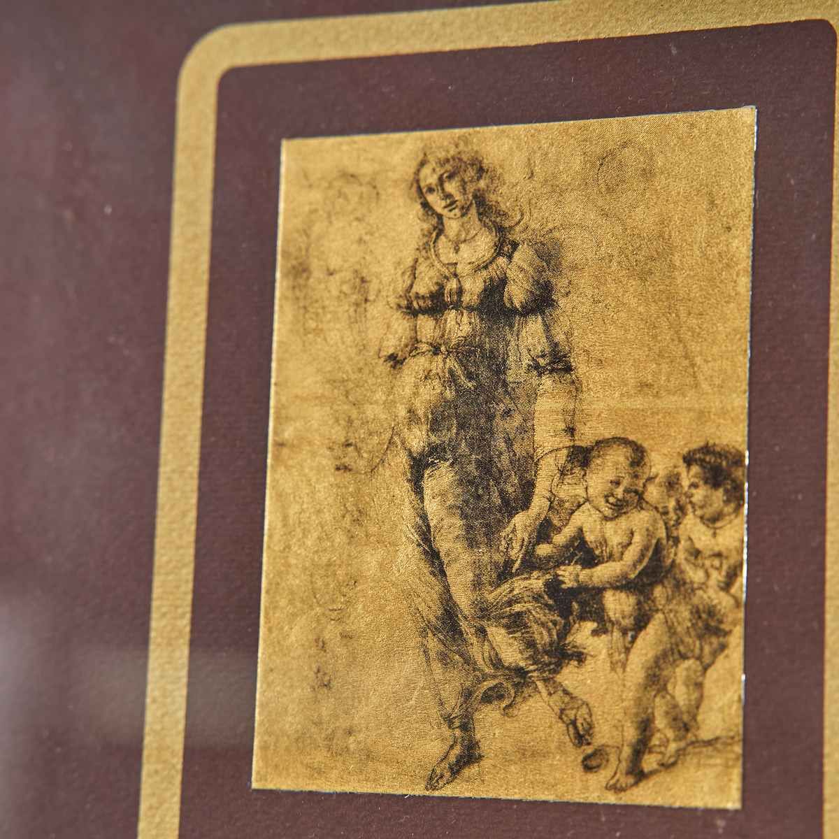 Sandro Botticelli's Unique Artwork Vintage Framed Print photo furniture