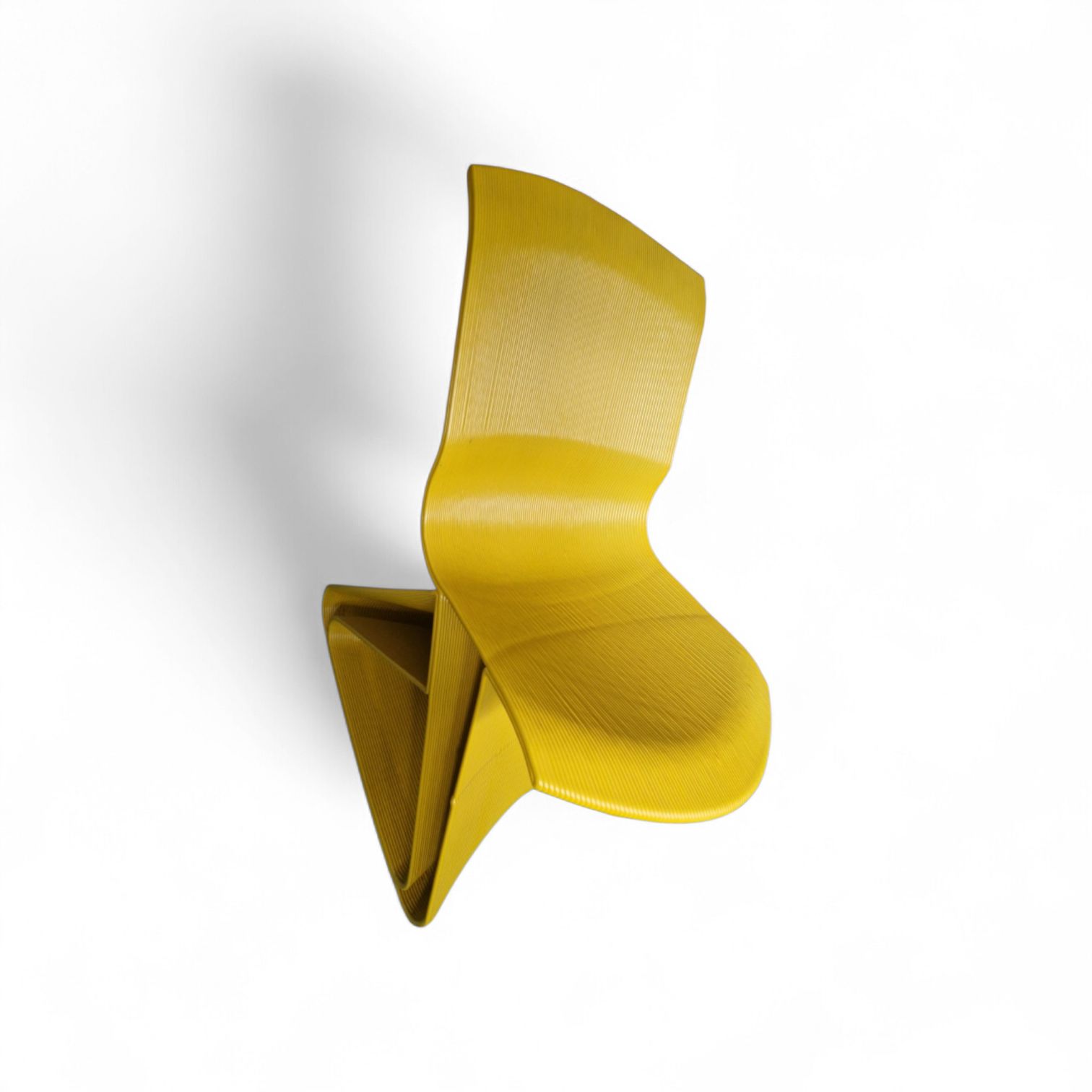 Endless Flow Rocking Chair / Endless Chair / 2010/11 Yellow First Edition / Moma Museum / Stedelijk Musem / Vitra Design Museum / Dirk Vander Kooij