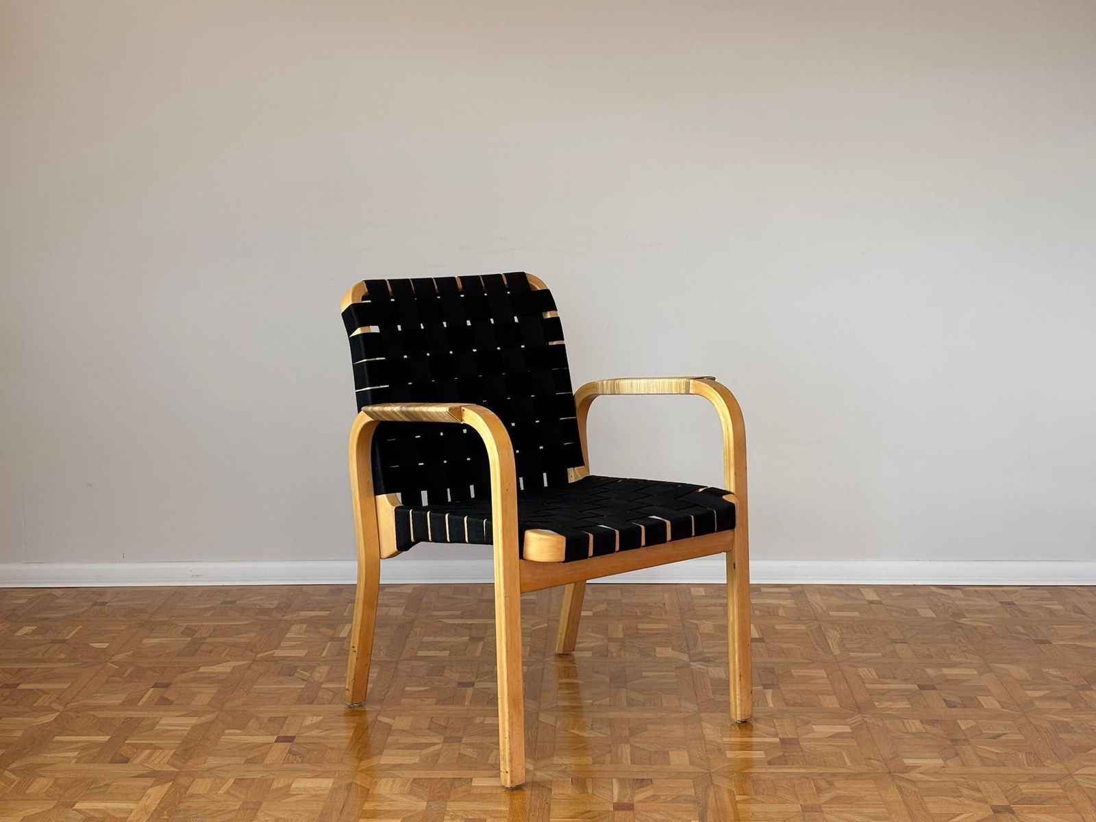 Model 45 Lounge Chairs By Alvar Aalto For Artek, 1970s photo for sale