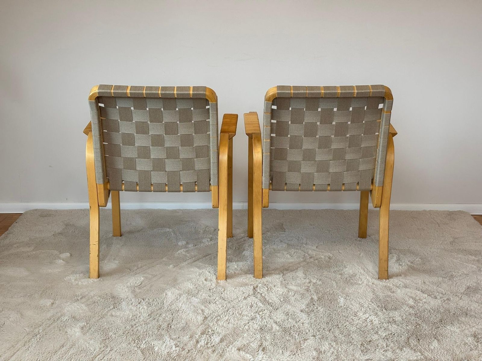 Model 45 Lounge Chairs By Alvar Aalto For Artek, 1970s Set Of 2 photo vinterior