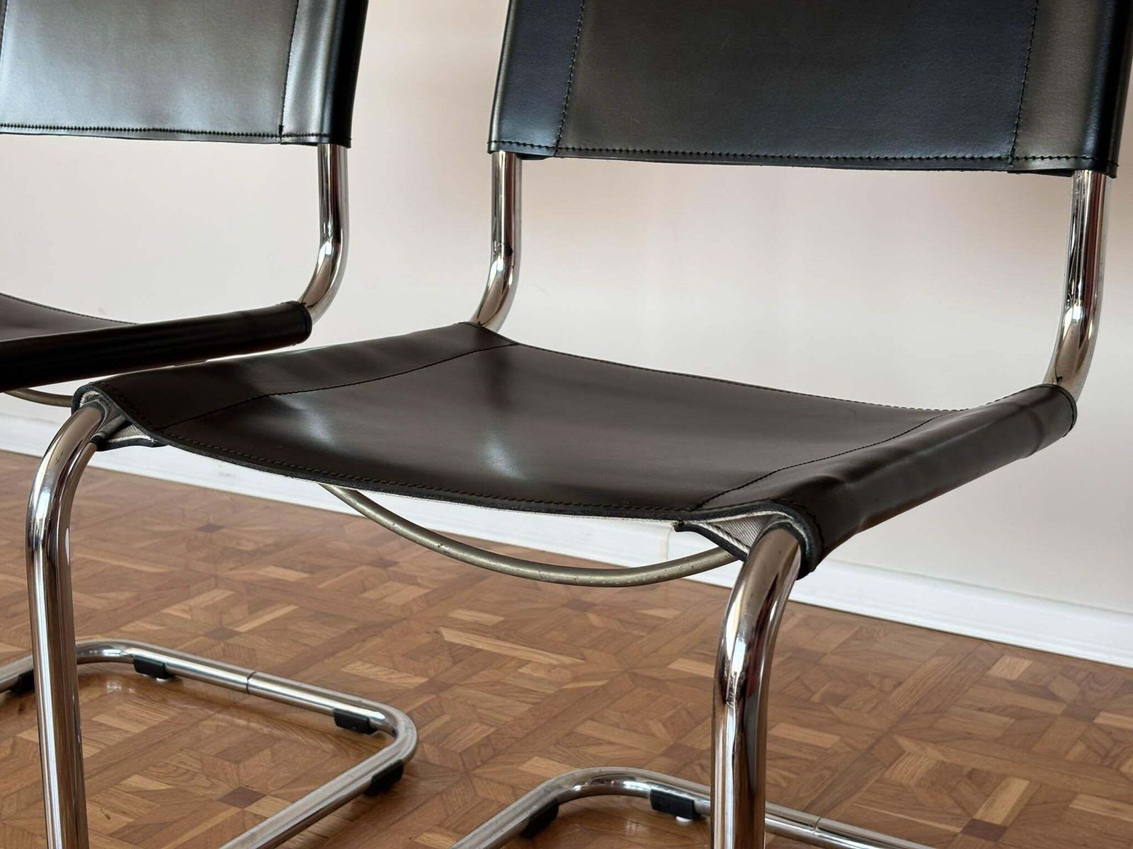 photo for sale S33 Chairs By Mart Stam For Thonet, 1980s, Set Of 2