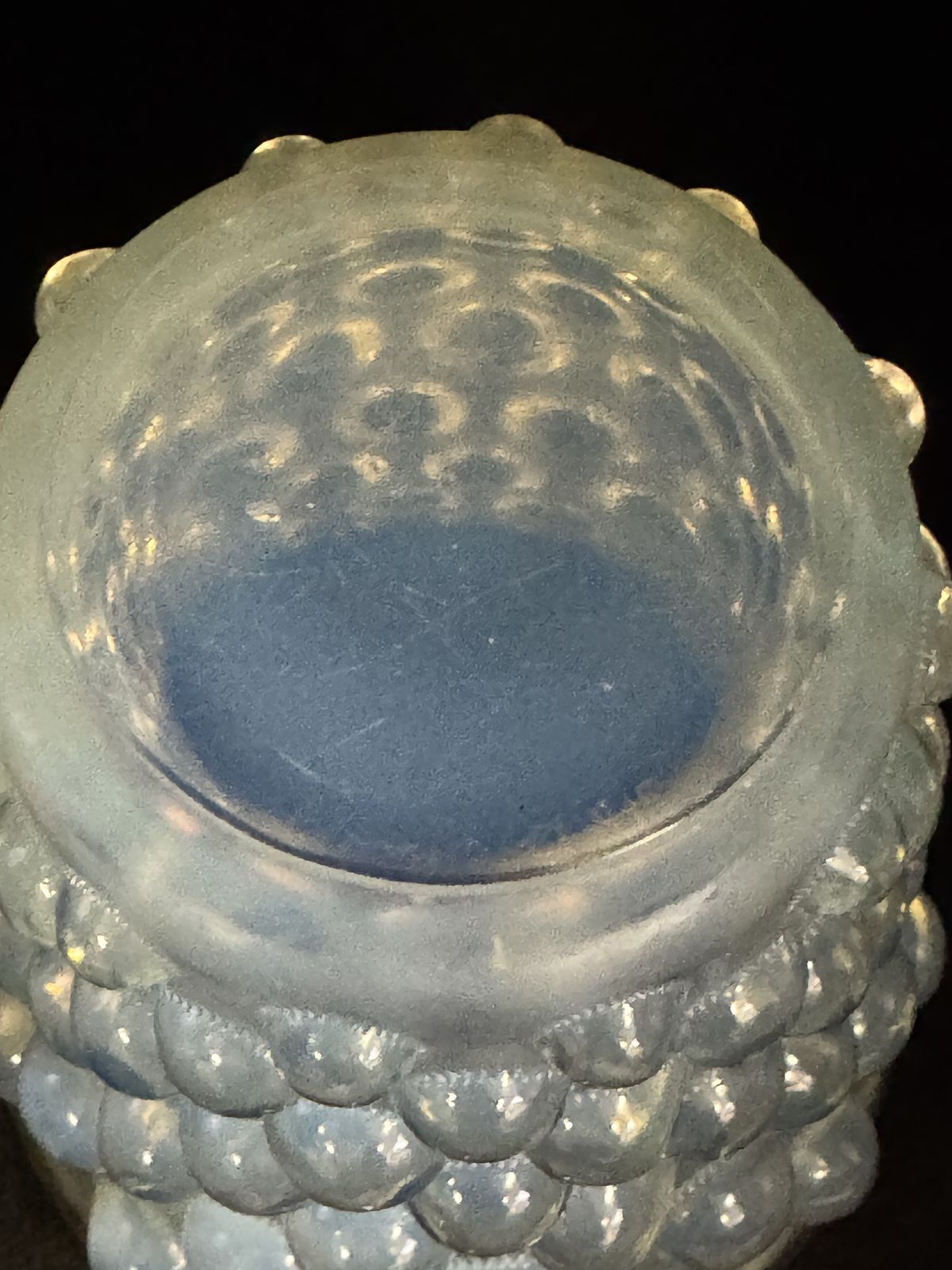 A R.Lalique Bamako Opalescent  Vase photo buy