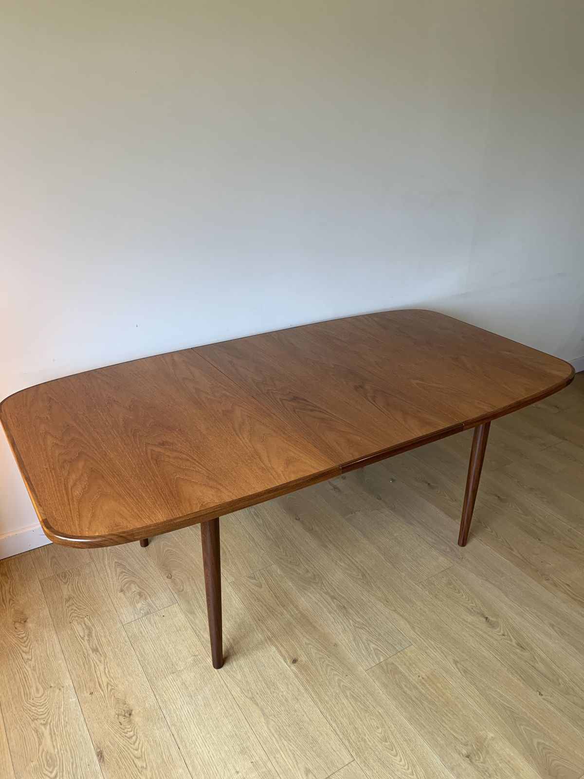 Restored G Plan Fresco Extending Table & 6 G Plan Lesley Dandy Designed Dining Chairs photo vintage