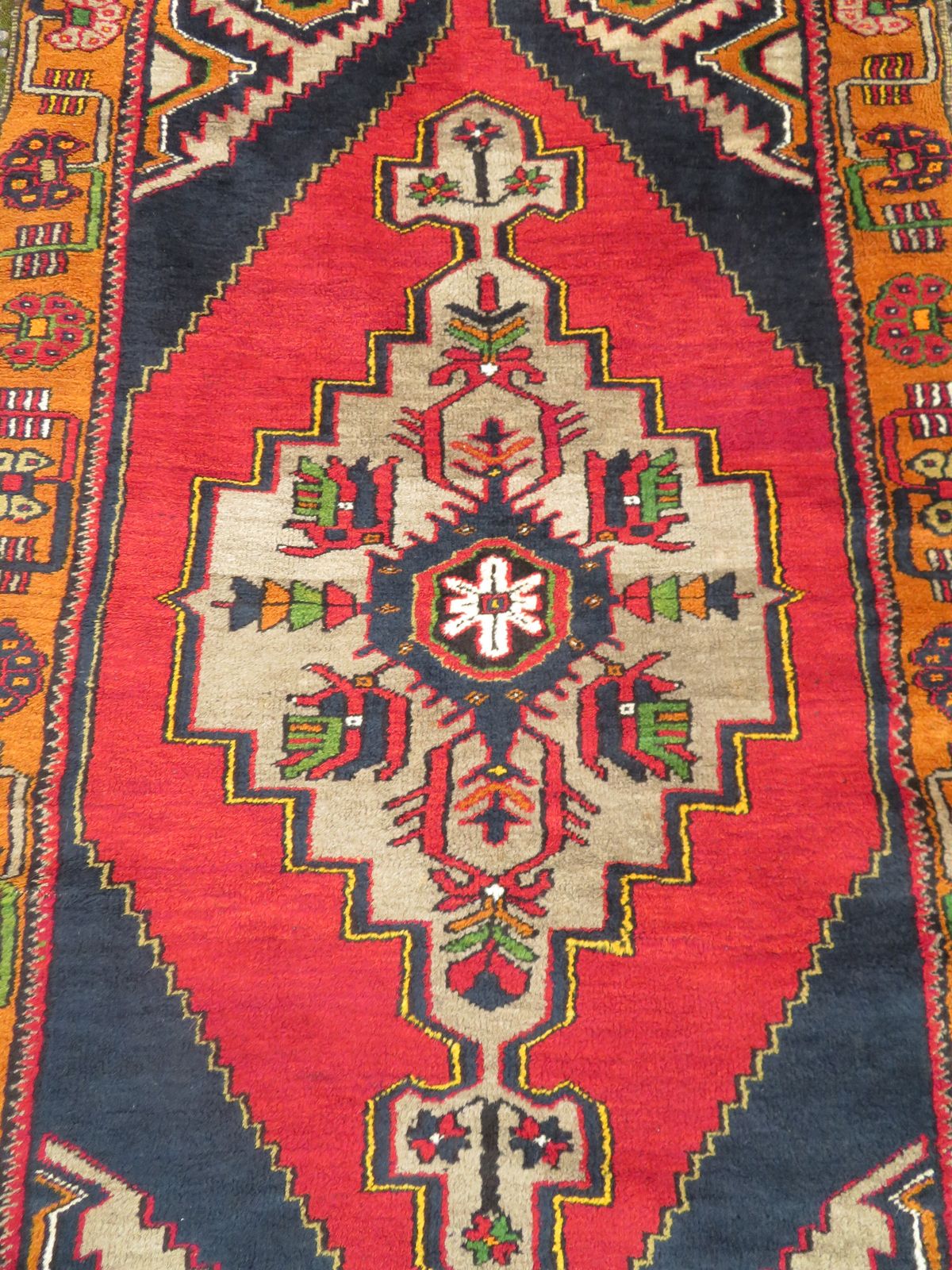 Old Turkish Yahyali Village Rug. 148cm X 90cm. photo furniture