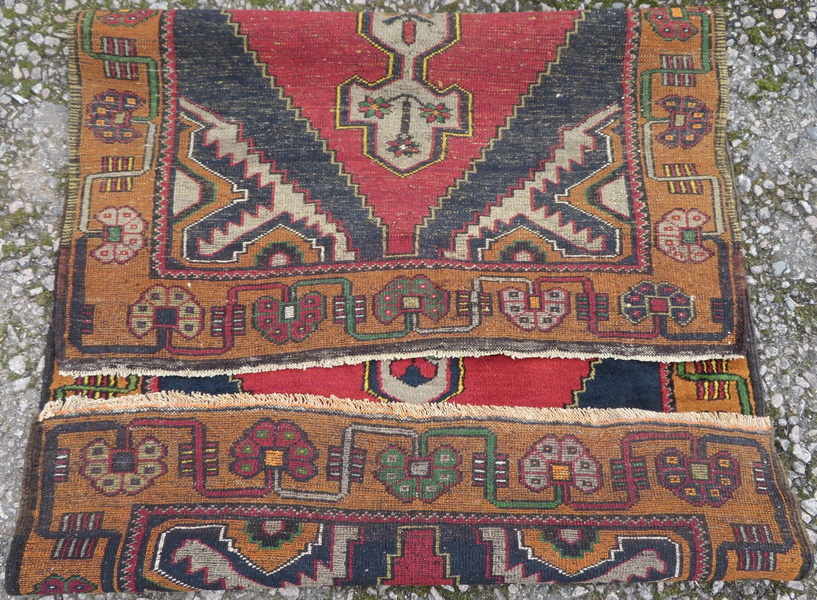 photo for sale Old Turkish Yahyali Village Rug. 148cm X 90cm.