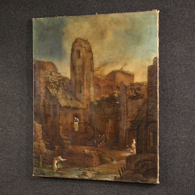 photo buy Peinture de paysage espagnole d'époque, XVIIIe siècle