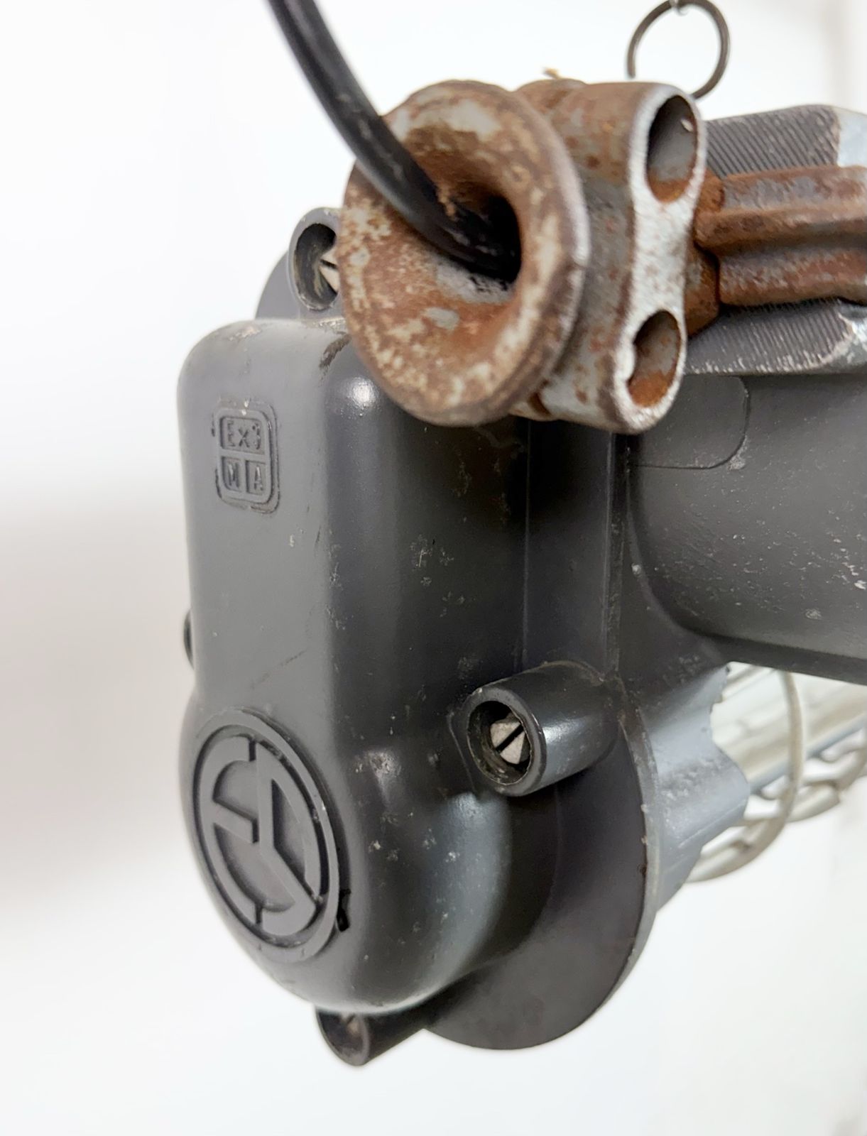 Grey Industrial Hanging Tube Light From Elektrosvit, 1970s photo 489.0