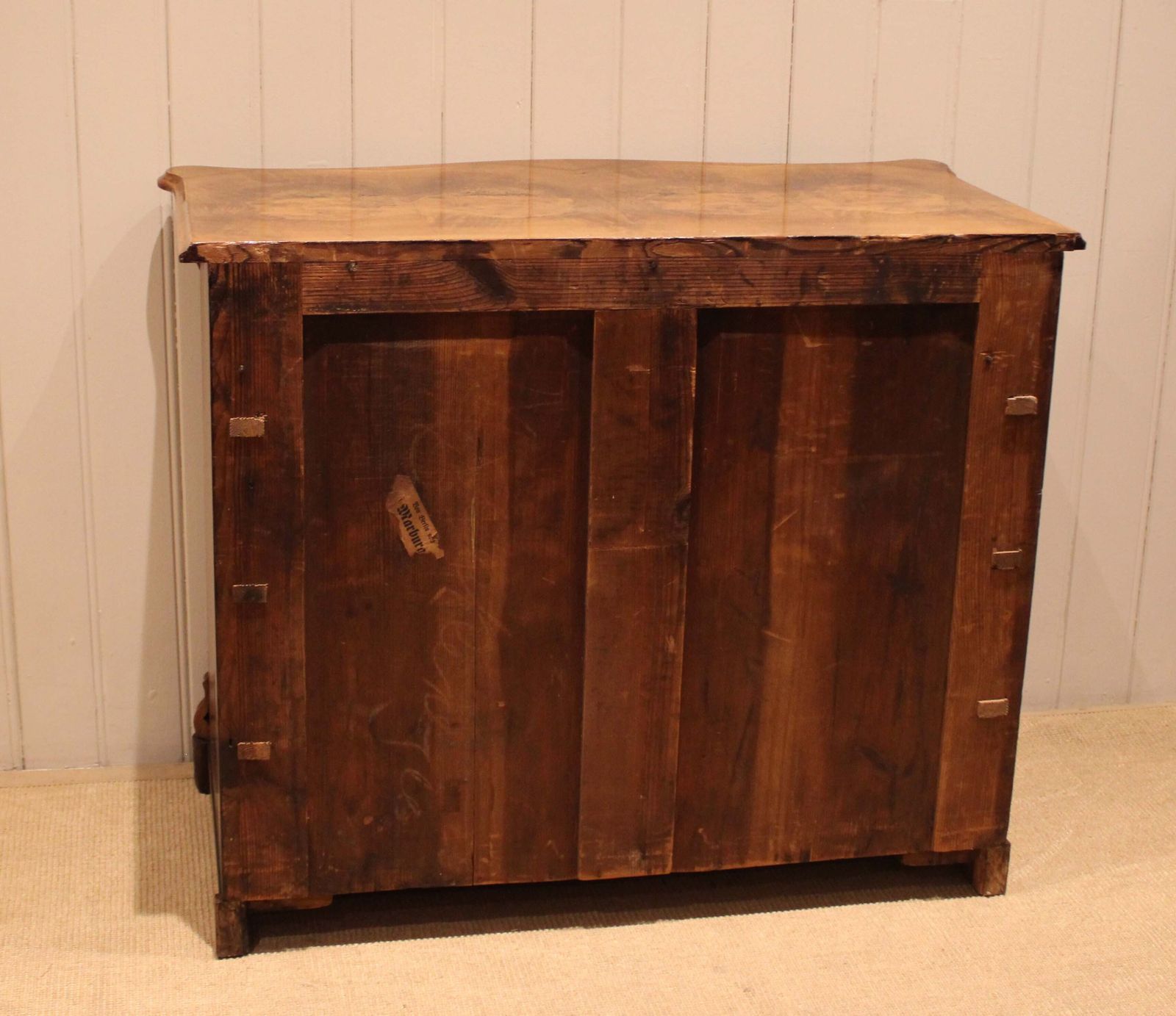 925.0 Mid 19th Century Burr Walnut Chest Of Drawers photo