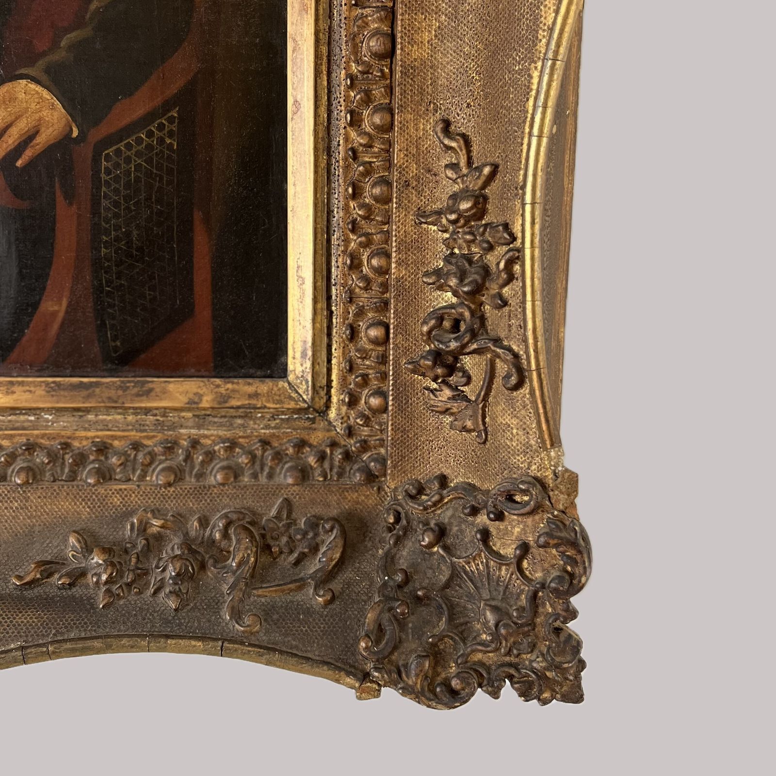 Antique Oil On Canvas Portrait Of Sir Astley Cooper photo vinterior