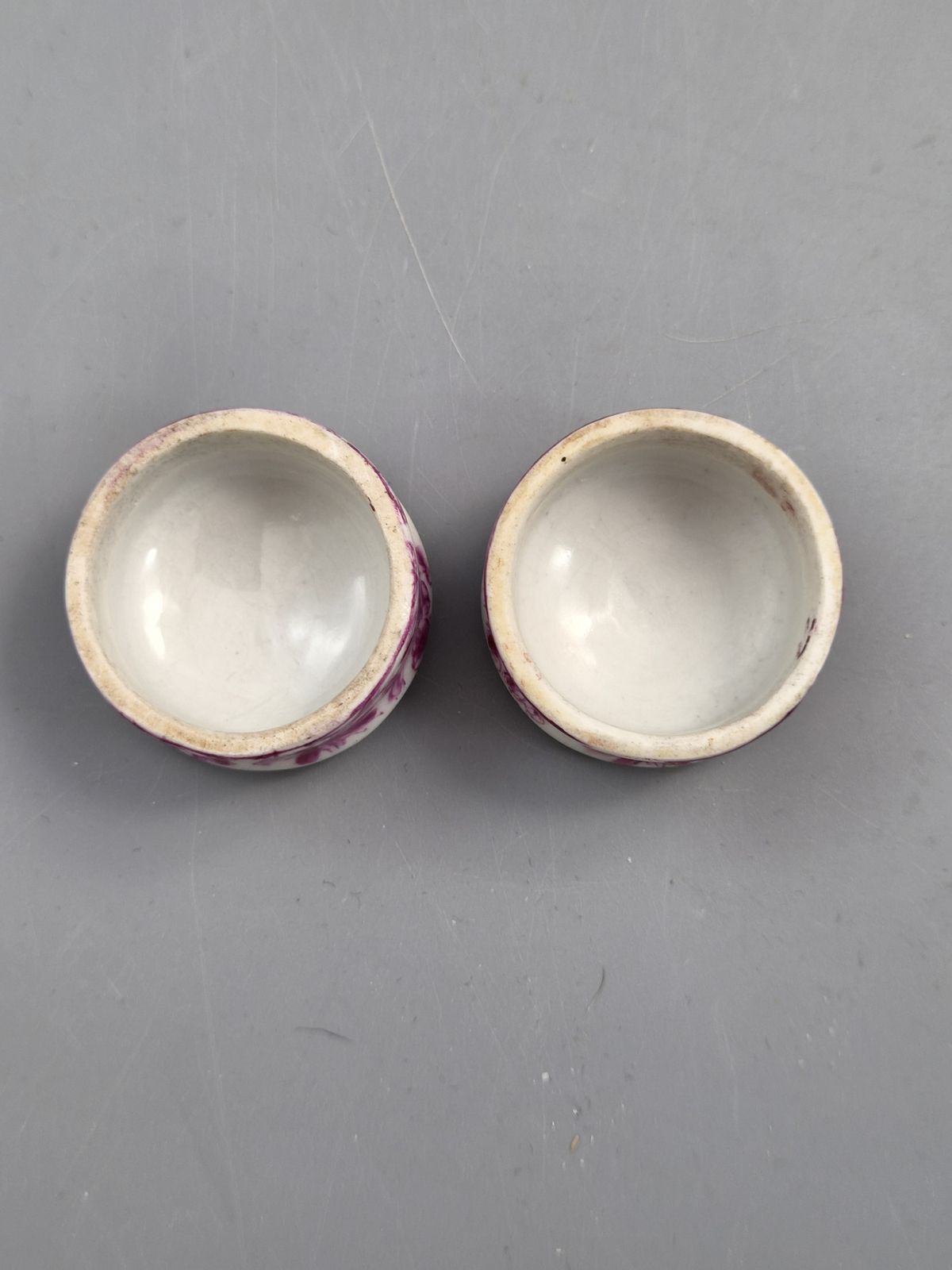 photo for sale Pair Of Juwc 1897 Chinese Porcelain Tea Caddies In The Meissen Taste