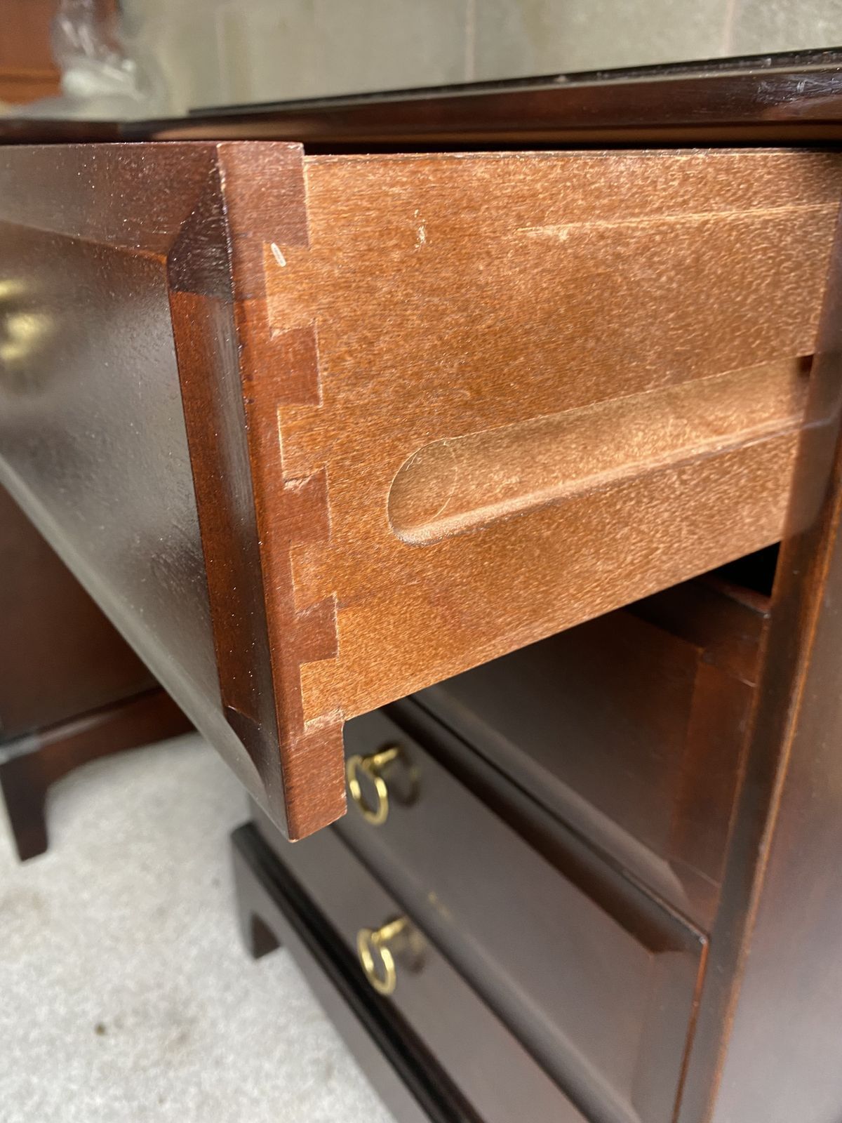 Pair Of Stag Minstrel 4 Drawer Bedside Tables photo vinterior