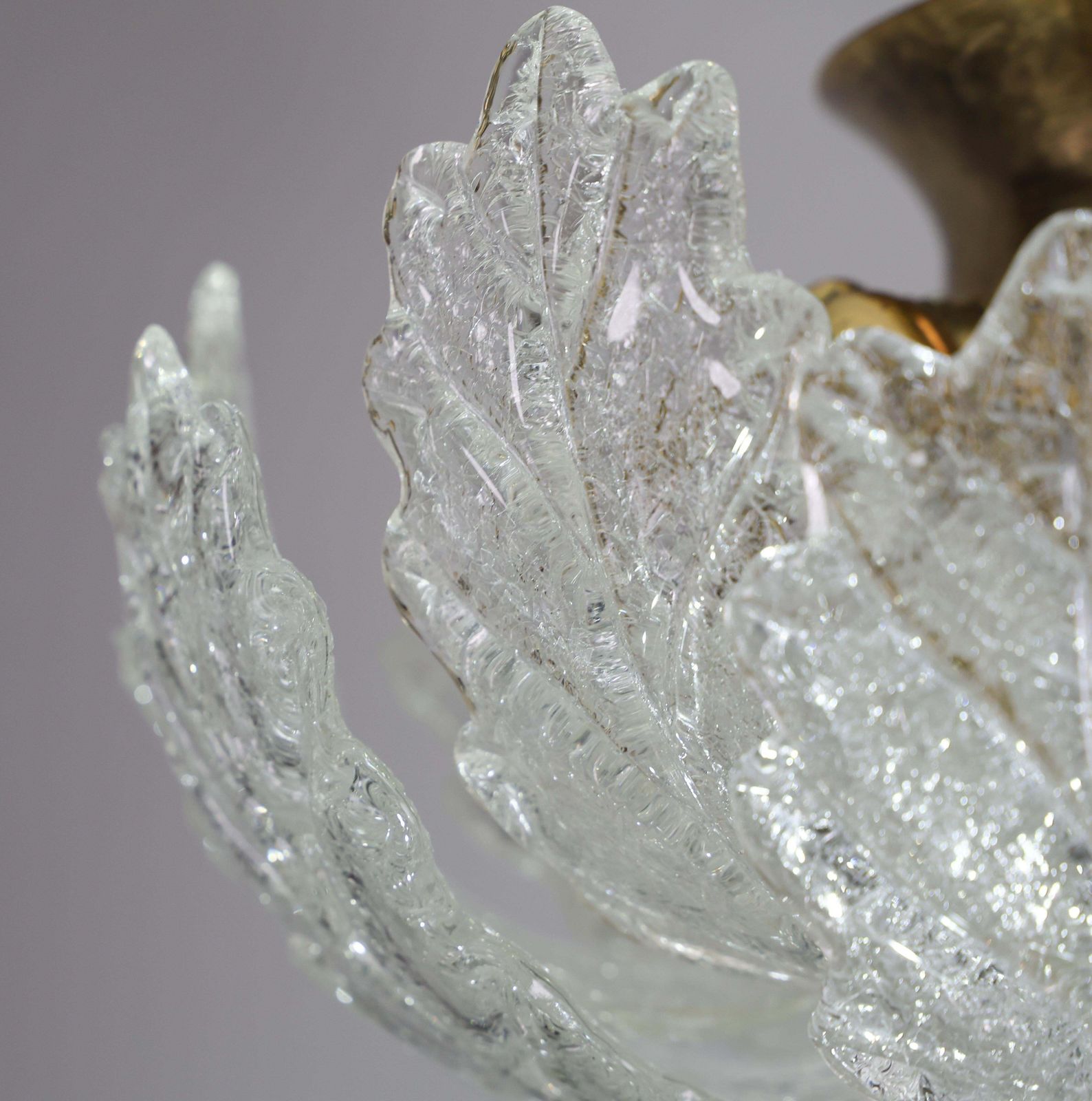 photo buy Verona, Luxury Italian Murano Glass Ceiling Light Or Flush Mount, 1980s