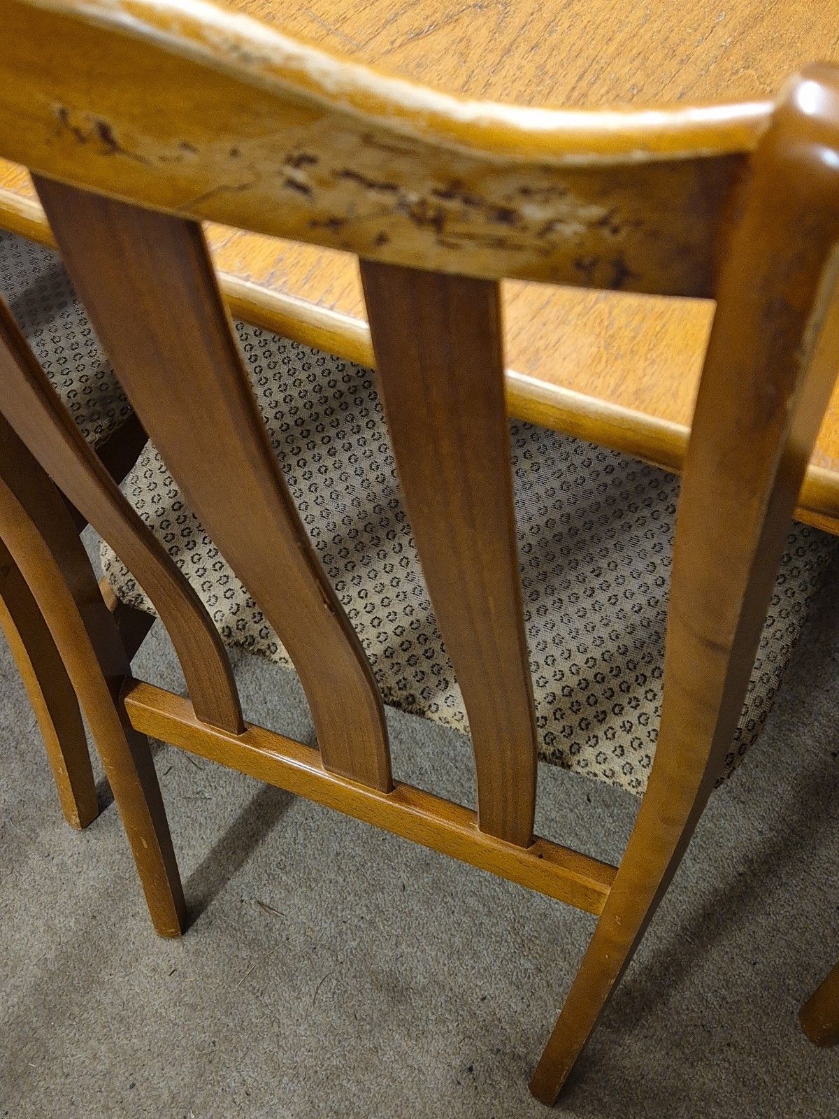photo vintage Stonehill Vintage / Retro (1989) Teak Oval Extending Dining Table & 4 Chairs