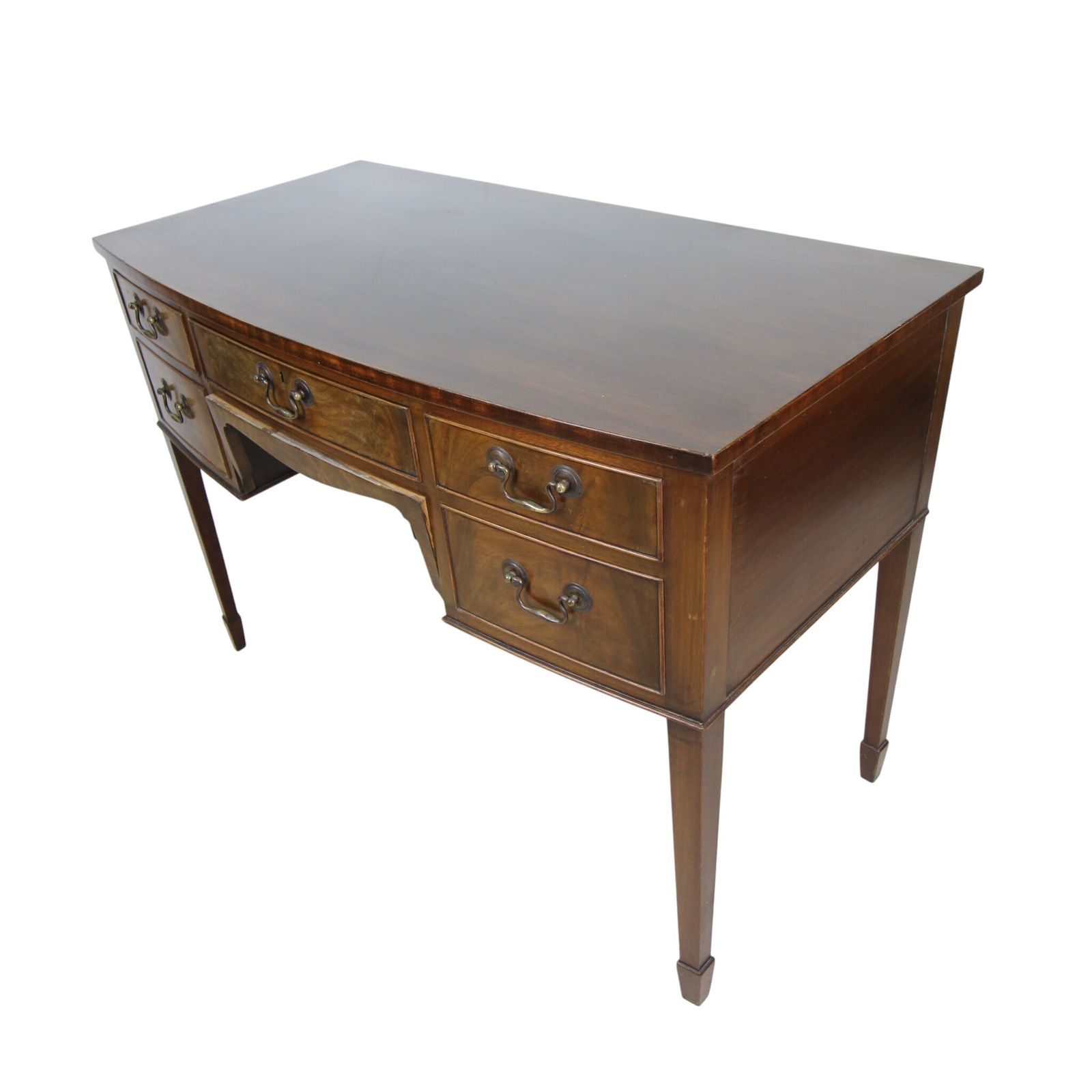Vintage Hall Table With 5 Drawers photo vintage