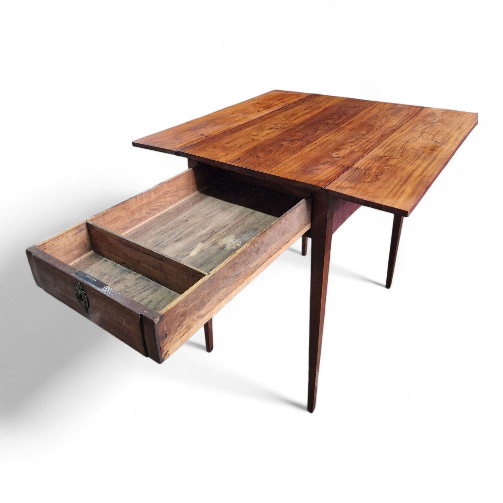 Furniture Antique Victorian Pembroke Table Fruitwood Drop Leaf Console Occasional Folding photo