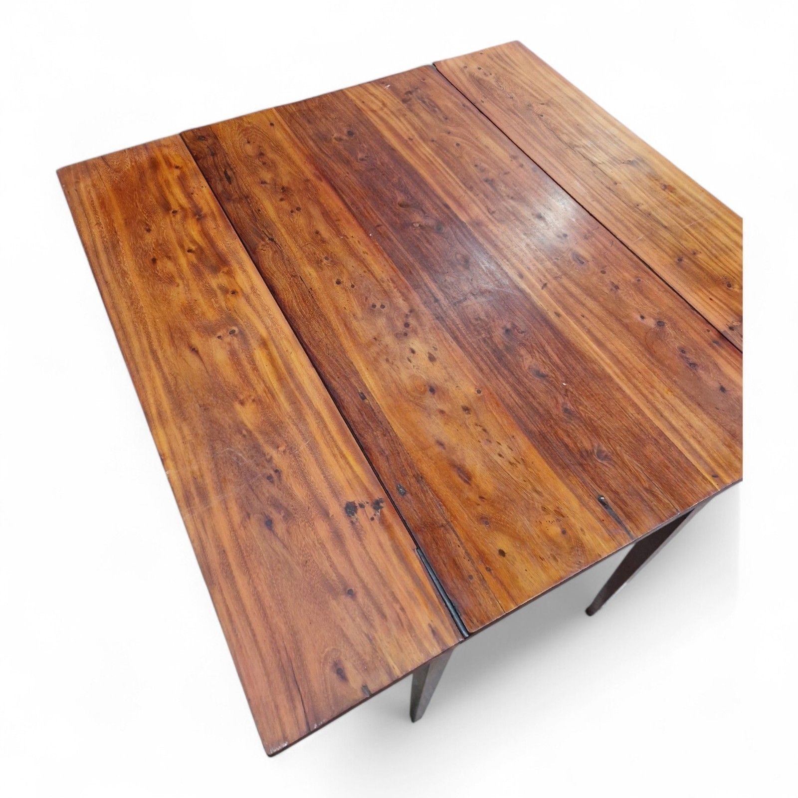 photo vintage Antique Victorian Pembroke Table Fruitwood Drop Leaf Console Occasional Folding