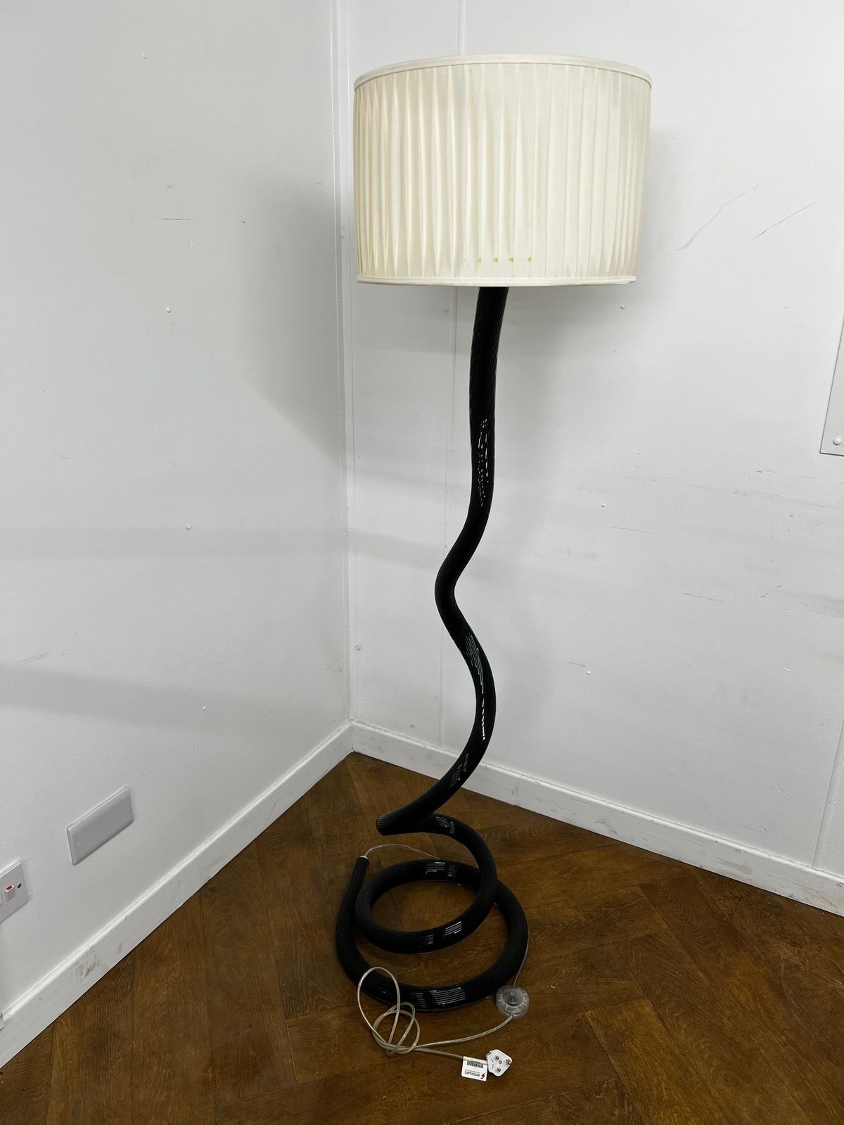 Ghibli Piantana Black Murano Glass Floor Lamp By Reflex photo vinterior