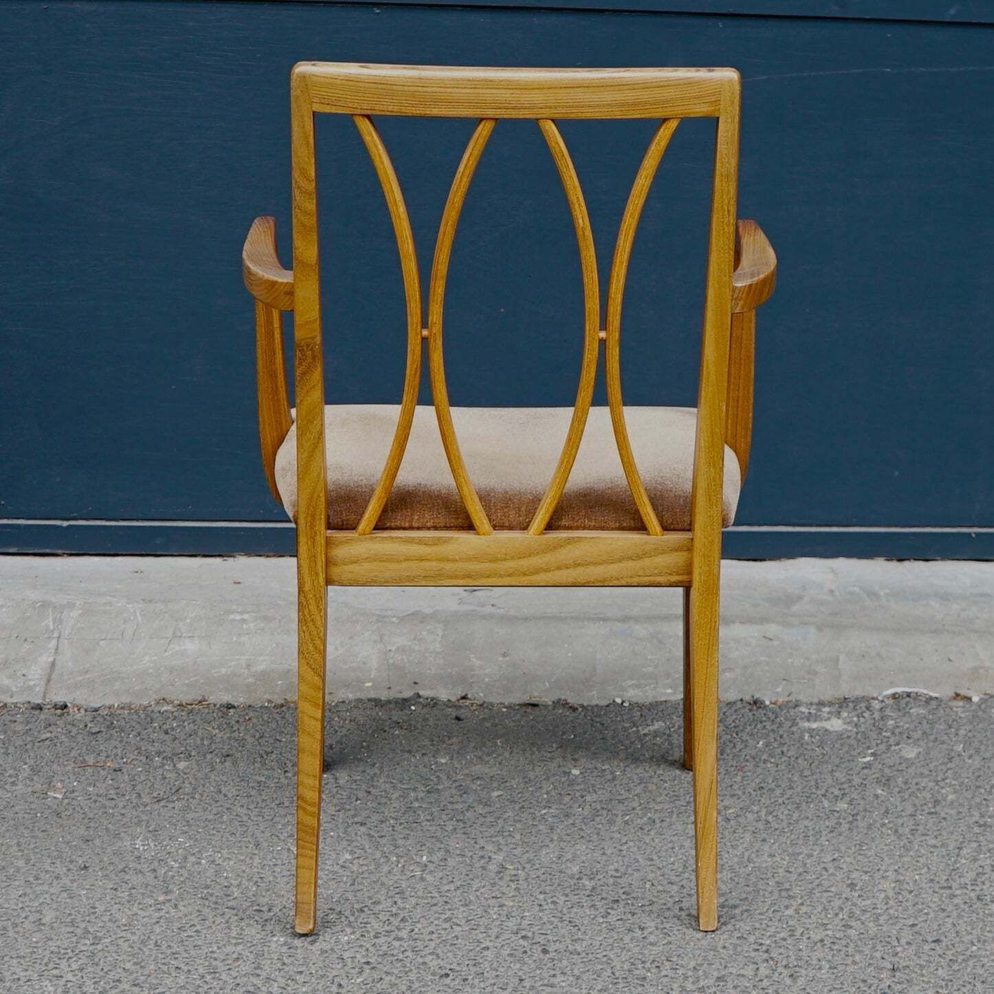Midcentury G Plan Fresco X Back Dining Chairs X6 (2 Carver Chairs) photo vintage