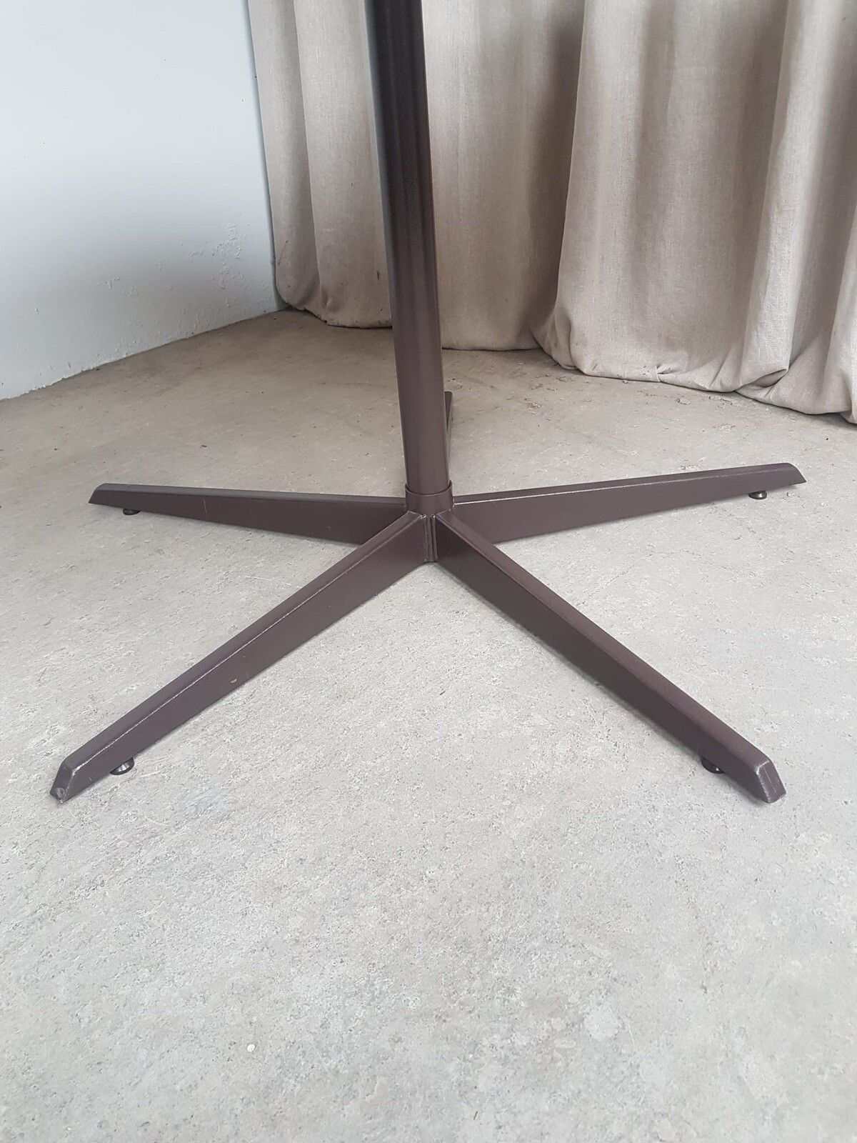 Furniture Vtg Mid Century Circular Melamine Modernist Dining Table Danish Retro R500 photo
