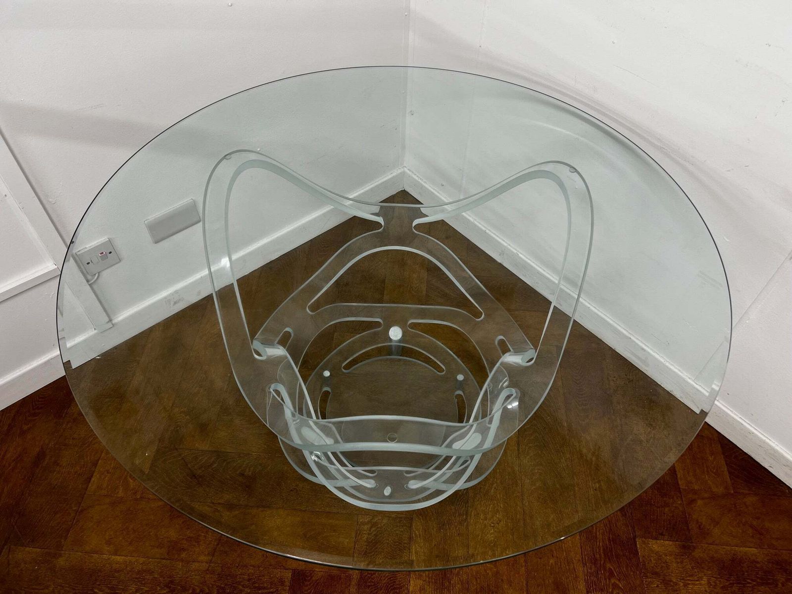 Reflex Angelo Neolitico 72 Vetro Murano Glass Circular Diningtable. photo Furniture