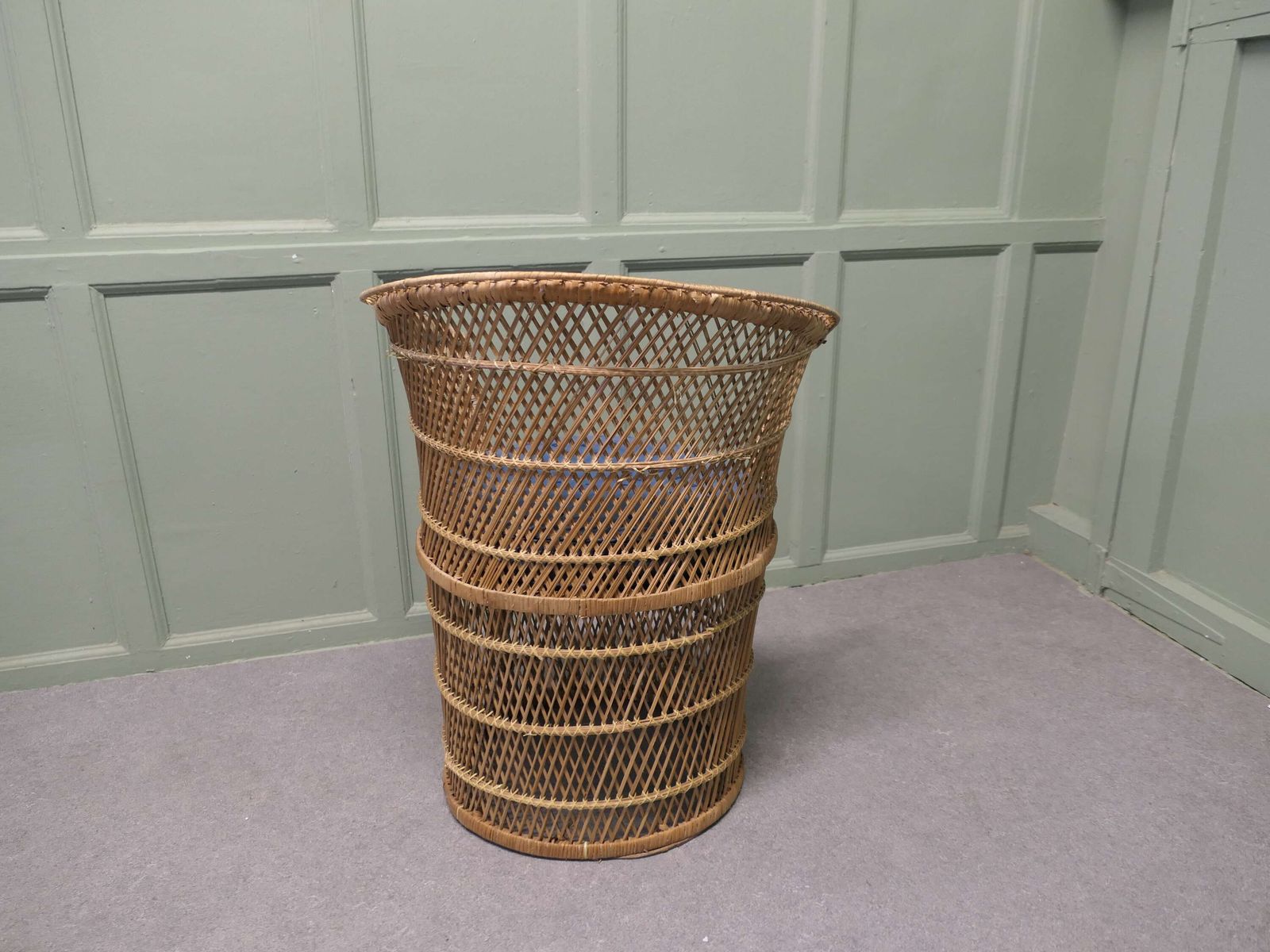 A French Tiki Style 1960s Woven Bamboo Tub Chair This Is A Delightful Piece Of Retro Chic photo 594.0