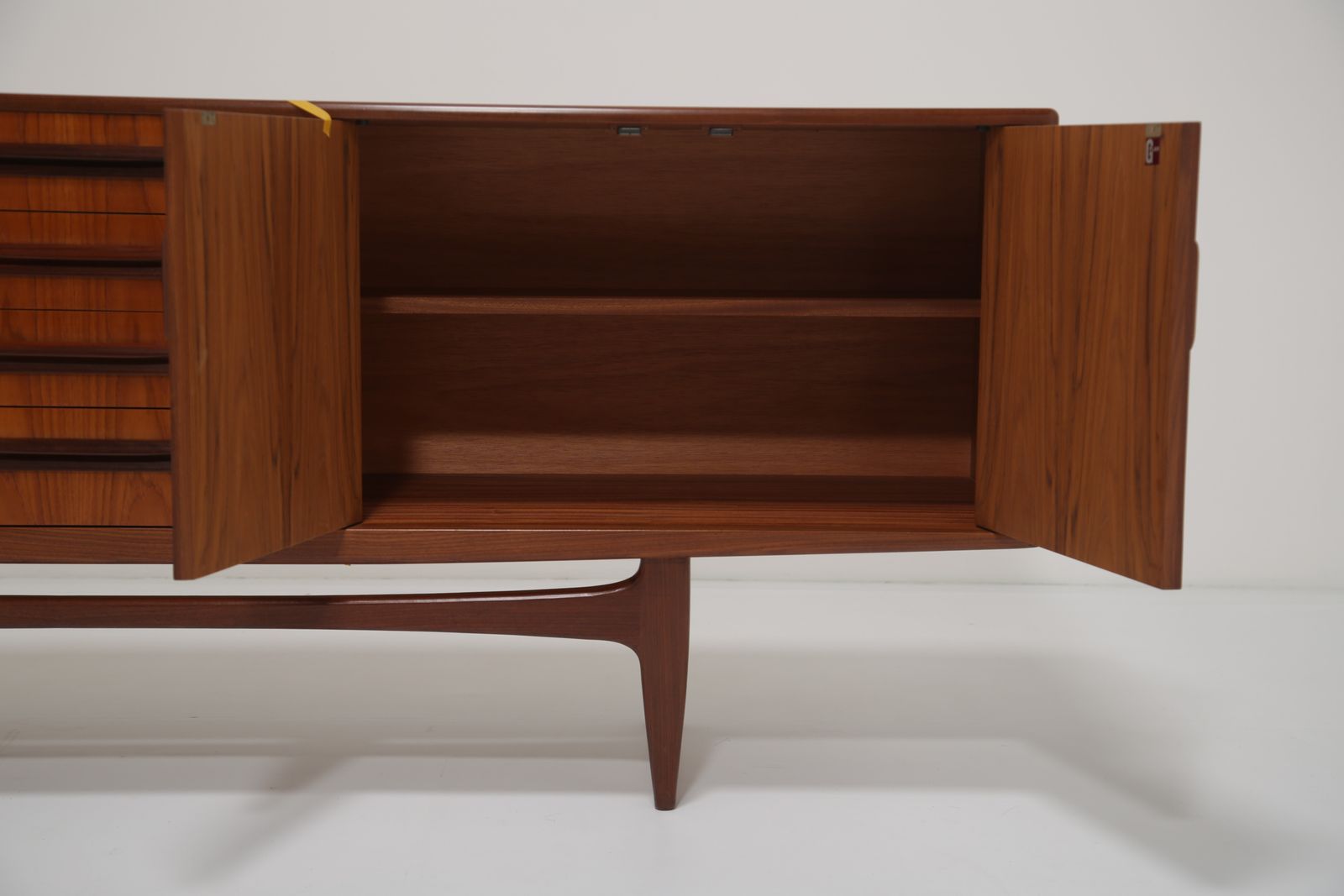 G Plan Long Teak Sideboard Model ‘Fresco’ By Victor Bramwell Wilkins, 1960s photo for sale